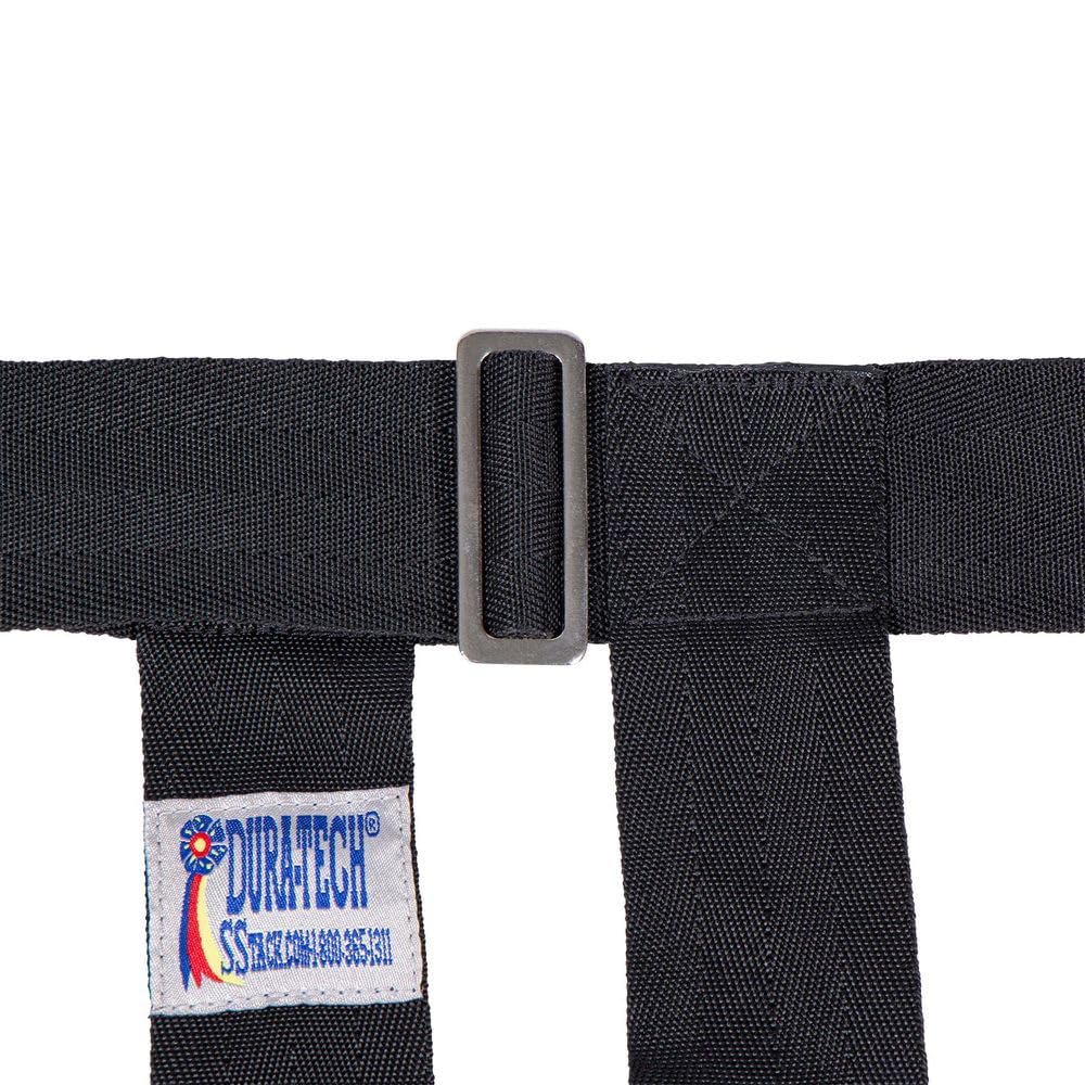 Dura-Tech Nylon Web Stall Guard | Color Black | Adjustable & Durable | Allows Horse Interaction | Easy Installation